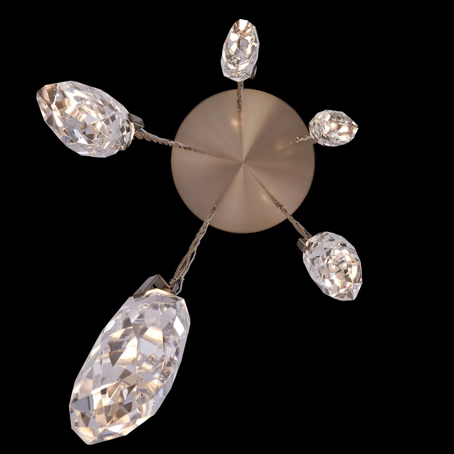 ALLEGRI, DIAMANTE 5 DROP PENDANT, PENDANT LIGHT