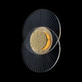 ALLEGRI, GIRARE LED 2 RING SCONCE, WALL SCONCES