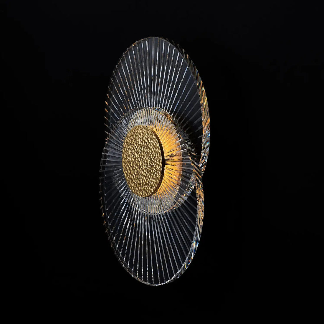 ALLEGRI, GIRARE LED 2 RING SCONCE, WALL SCONCES