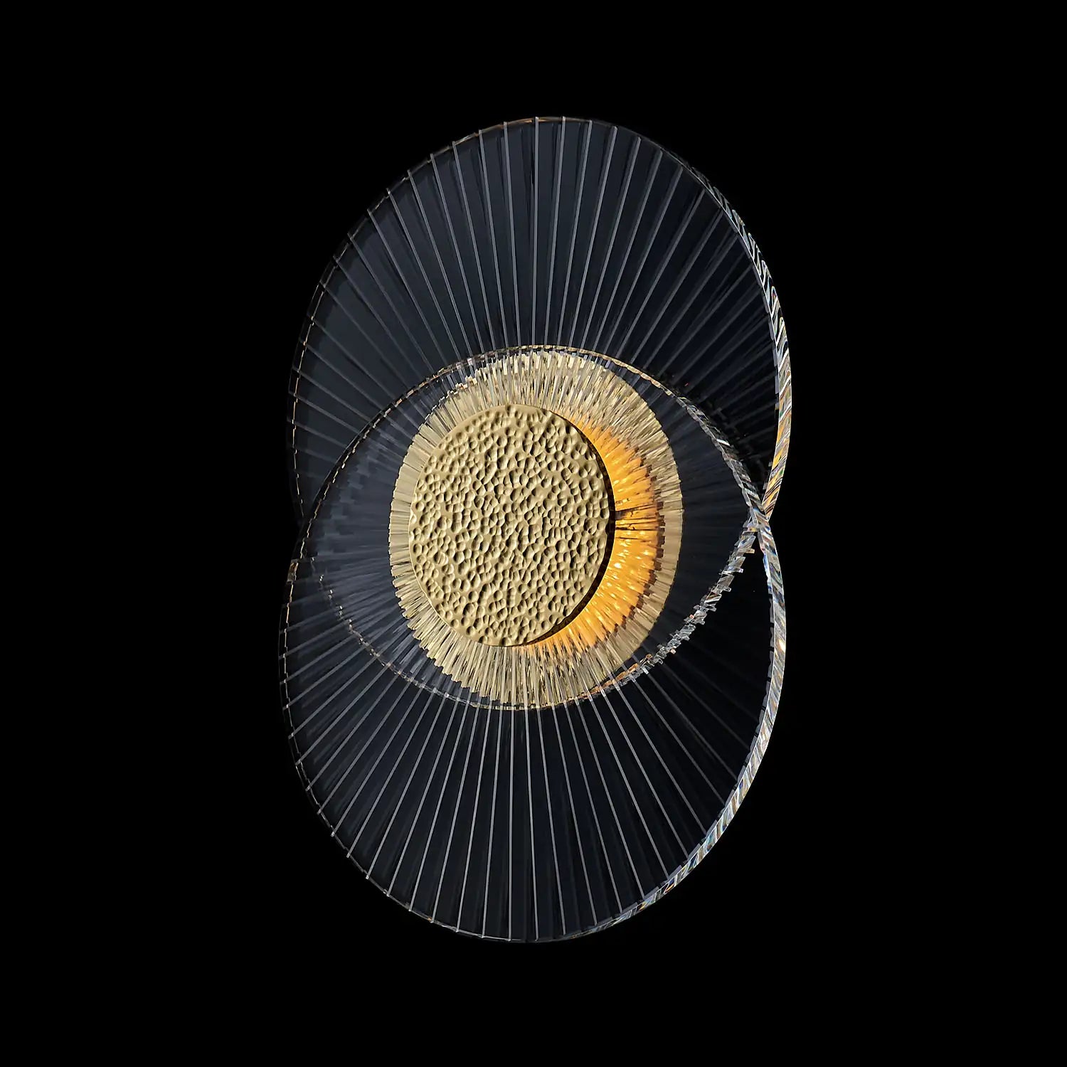 ALLEGRI, GIRARE LED 2 RING SCONCE, WALL SCONCES