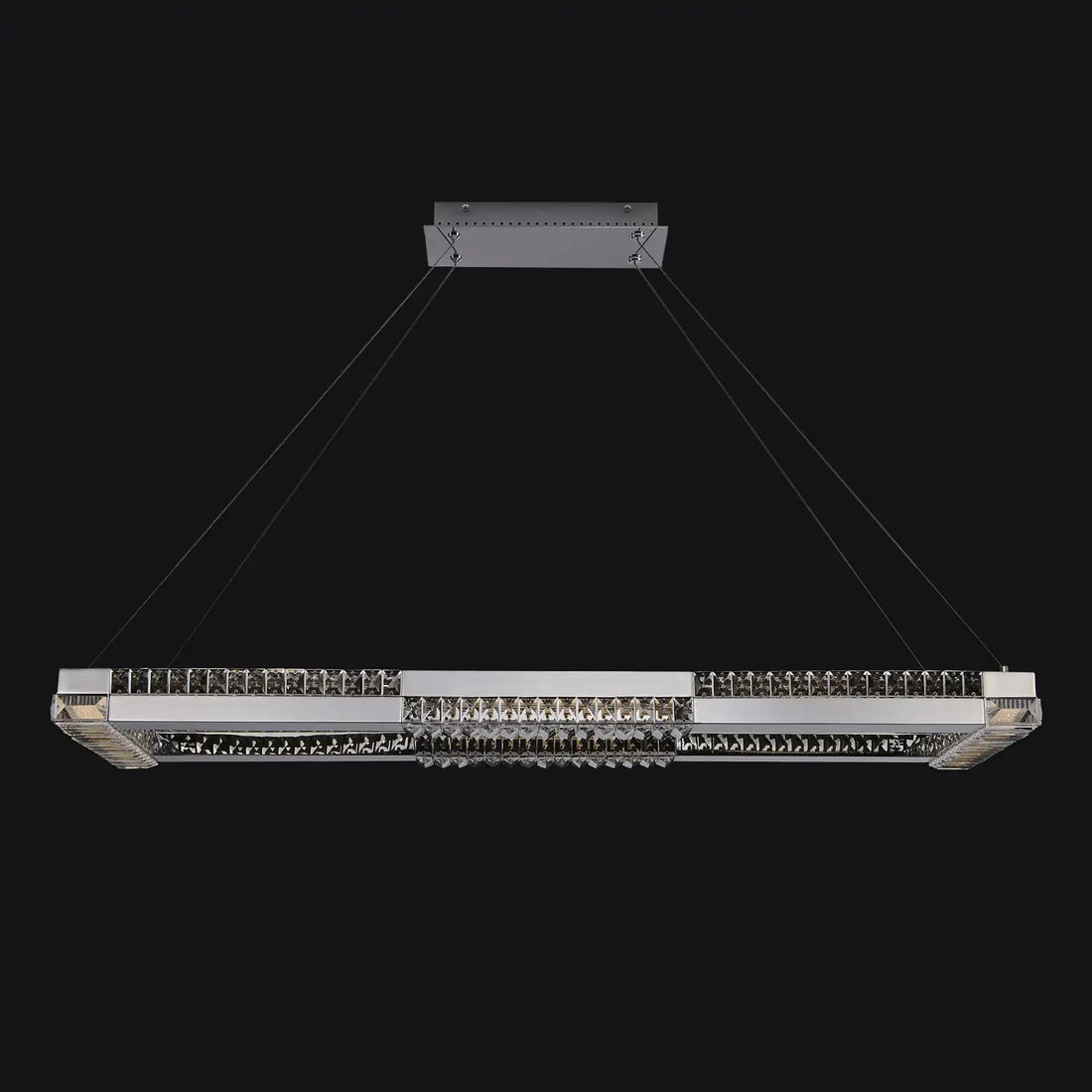 ALLEGRI, DAMA CHROME ISLAND LIGHT, PENDANT LIGHT