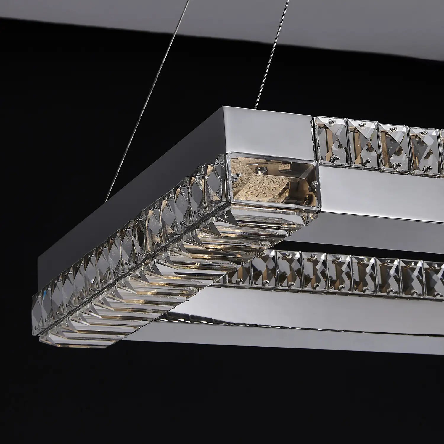 ALLEGRI, DAMA CHROME ISLAND LIGHT, PENDANT LIGHT