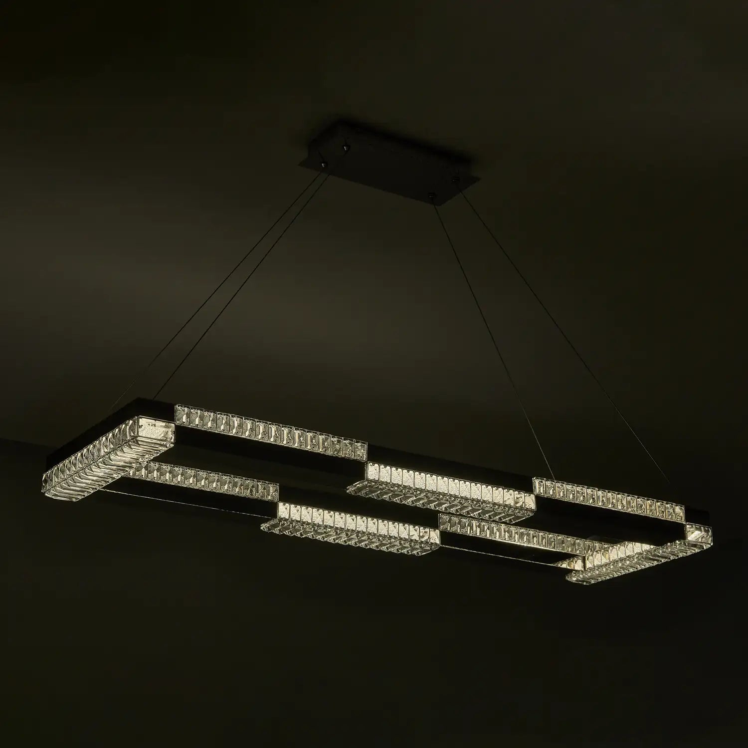 ALLEGRI, DAMA CHROME ISLAND LIGHT, PENDANT LIGHT