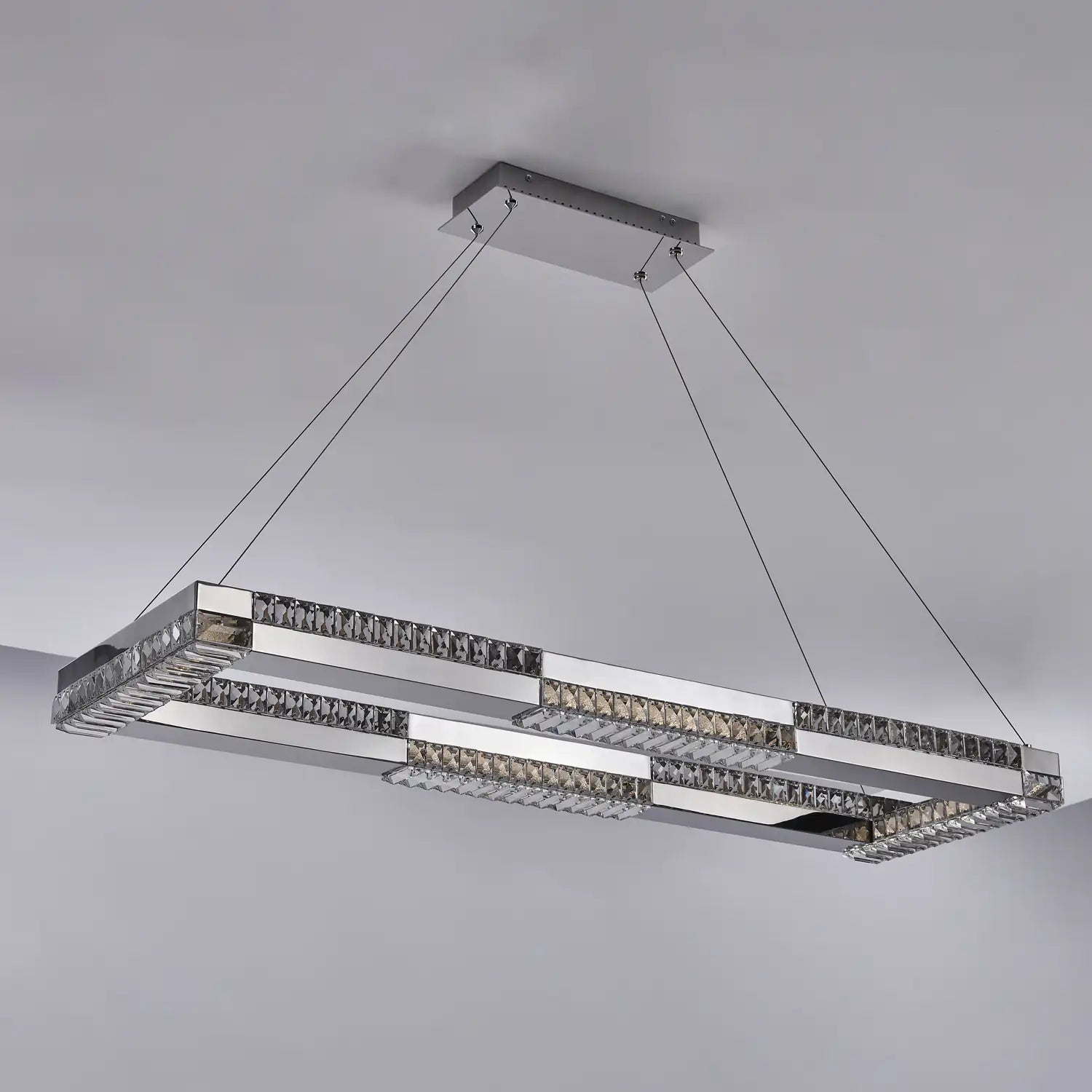 ALLEGRI, DAMA CHROME ISLAND LIGHT, PENDANT LIGHT