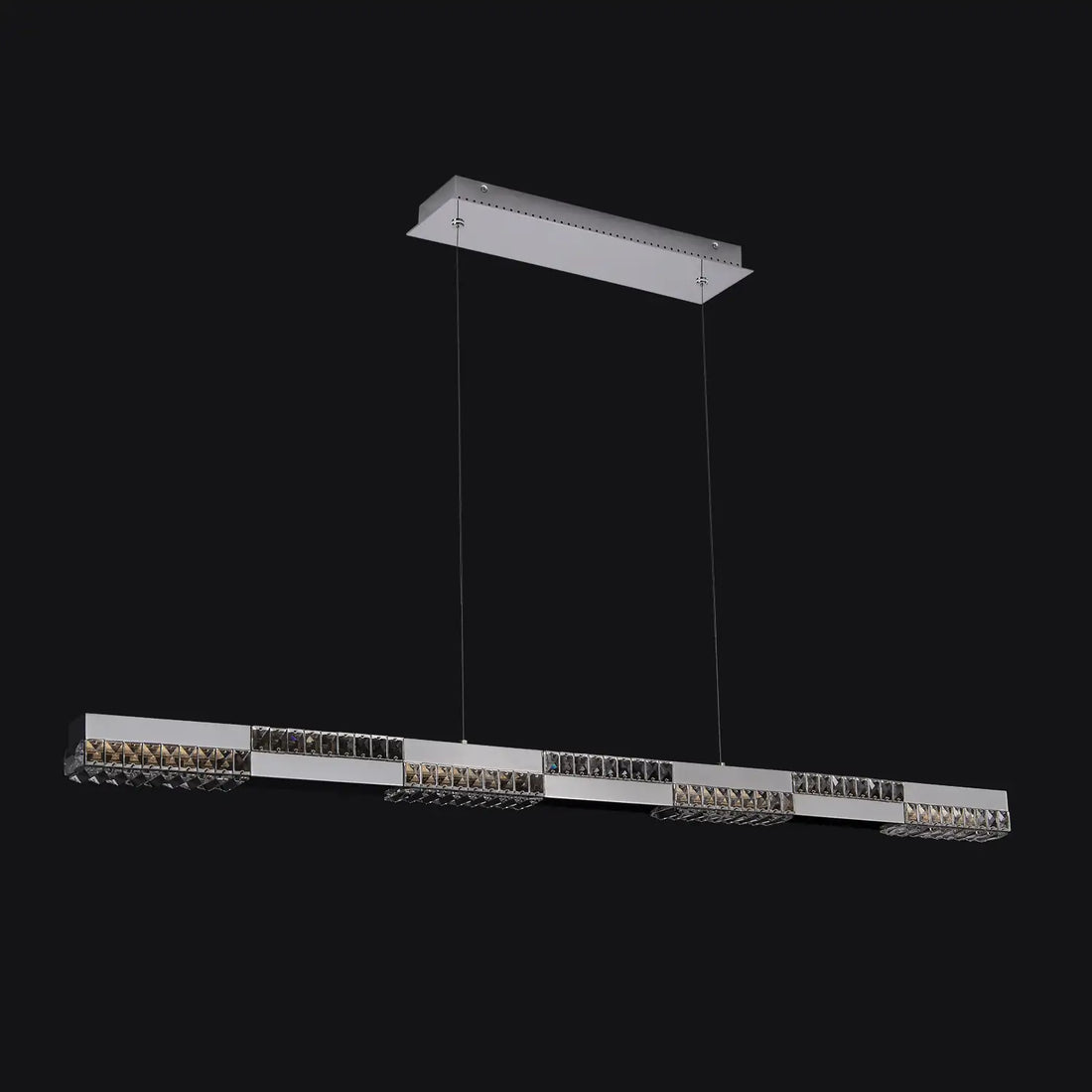 ALLEGRI, DAMA CHROME ISLAND LIGHT, PENDANT LIGHT