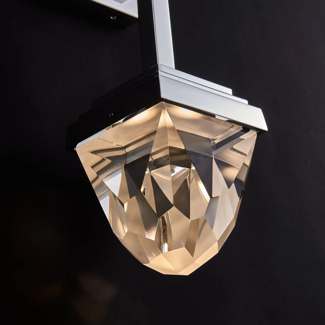 ALLEGRI, TAGLIO LED POLISHED SCONCE, WALL SCONCES