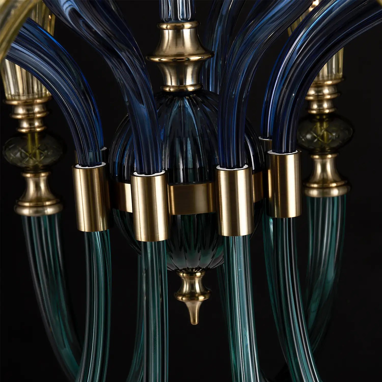 ALLEGRI, TINTA 2-TIER CHANDELIER, PENDANT LIGHT