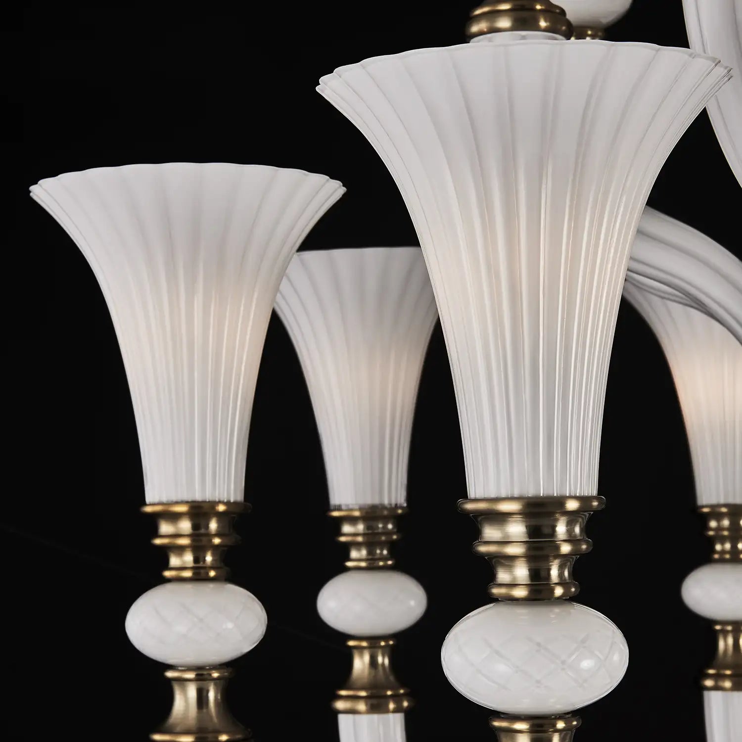 ALLEGRI, BIANCA 2-TIER CHANDELIER, CHANDELIER LIGHT
