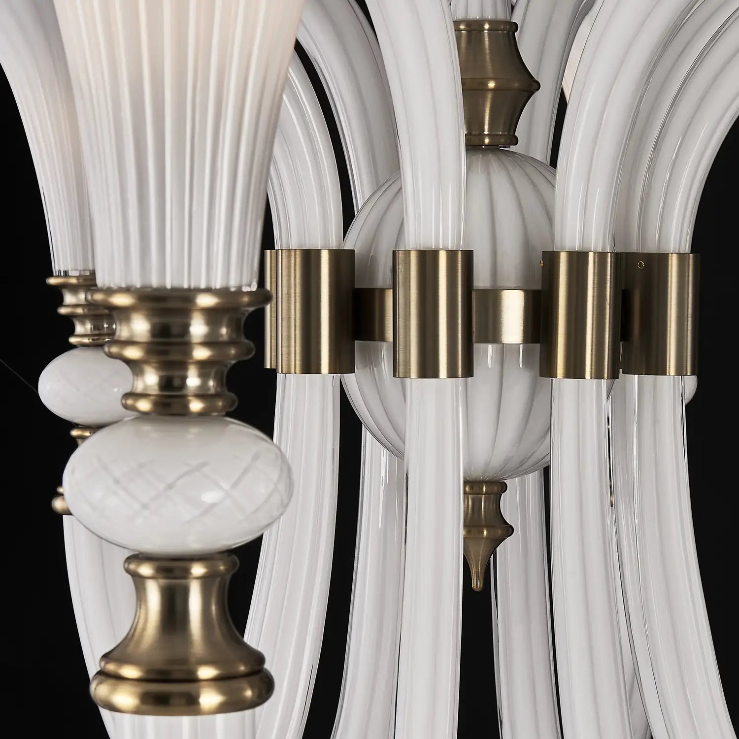ALLEGRI, BIANCA 2-TIER CHANDELIER, CHANDELIER LIGHT