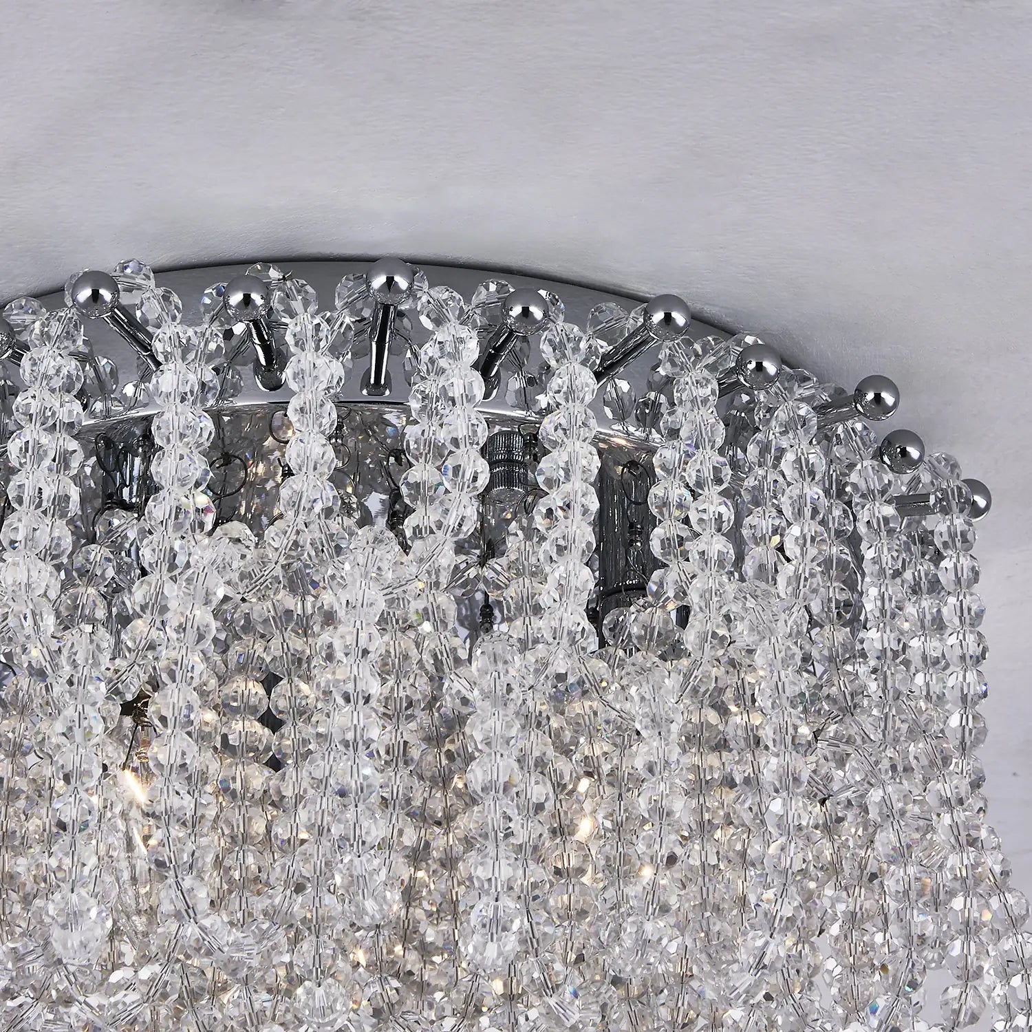 ALLEGRI, LOOPS FLUSH MOUNT, FLUSH MOUNT CEILING LIGHTS 