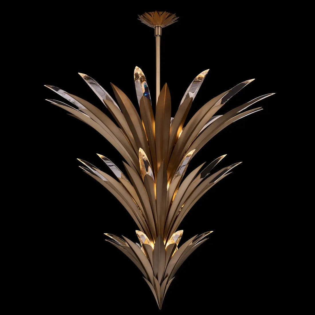 ALLEGRI, ROCHE 3-TIER PENDANT, PENDANT LIGHT