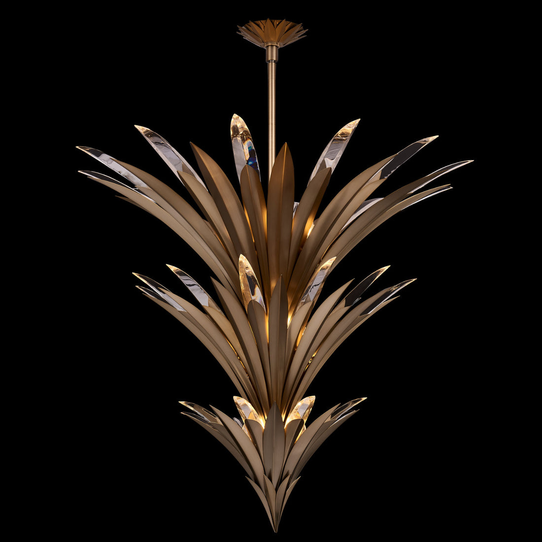 ALLEGRI, ROCHE 3-TIER PENDANT, PENDANT LIGHT