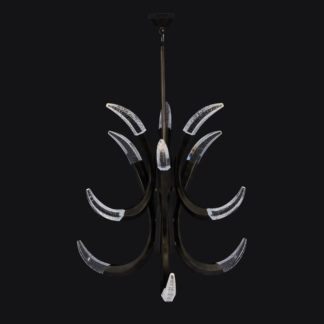ALLEGRI, CORNA LED CHANDELIER, PENDANT LIGHT