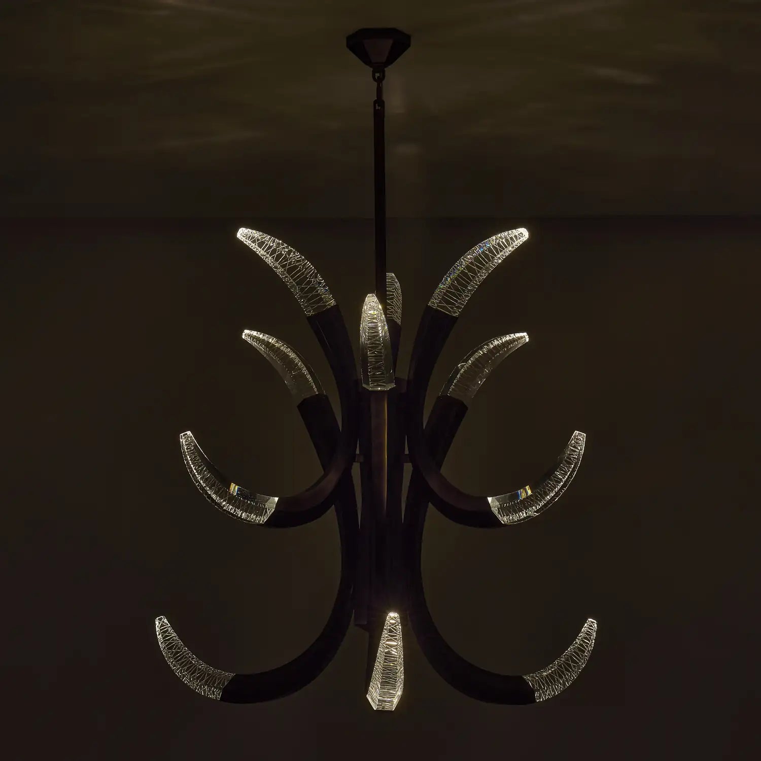 ALLEGRI, CORNA LED CHANDELIER, PENDANT LIGHT