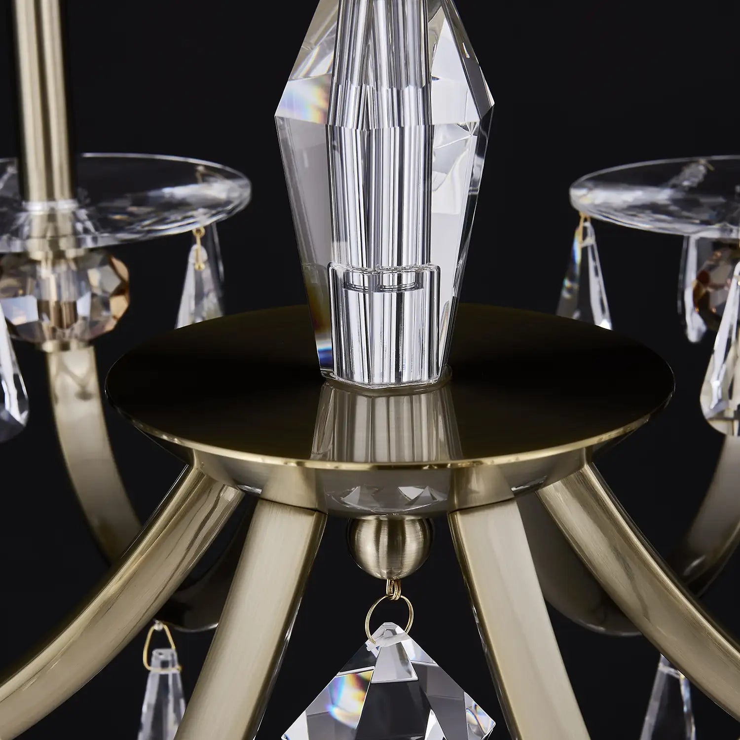 ALLEGRI, PASSO CHAM GLD CHANDELIER, PENDANT LIGHT