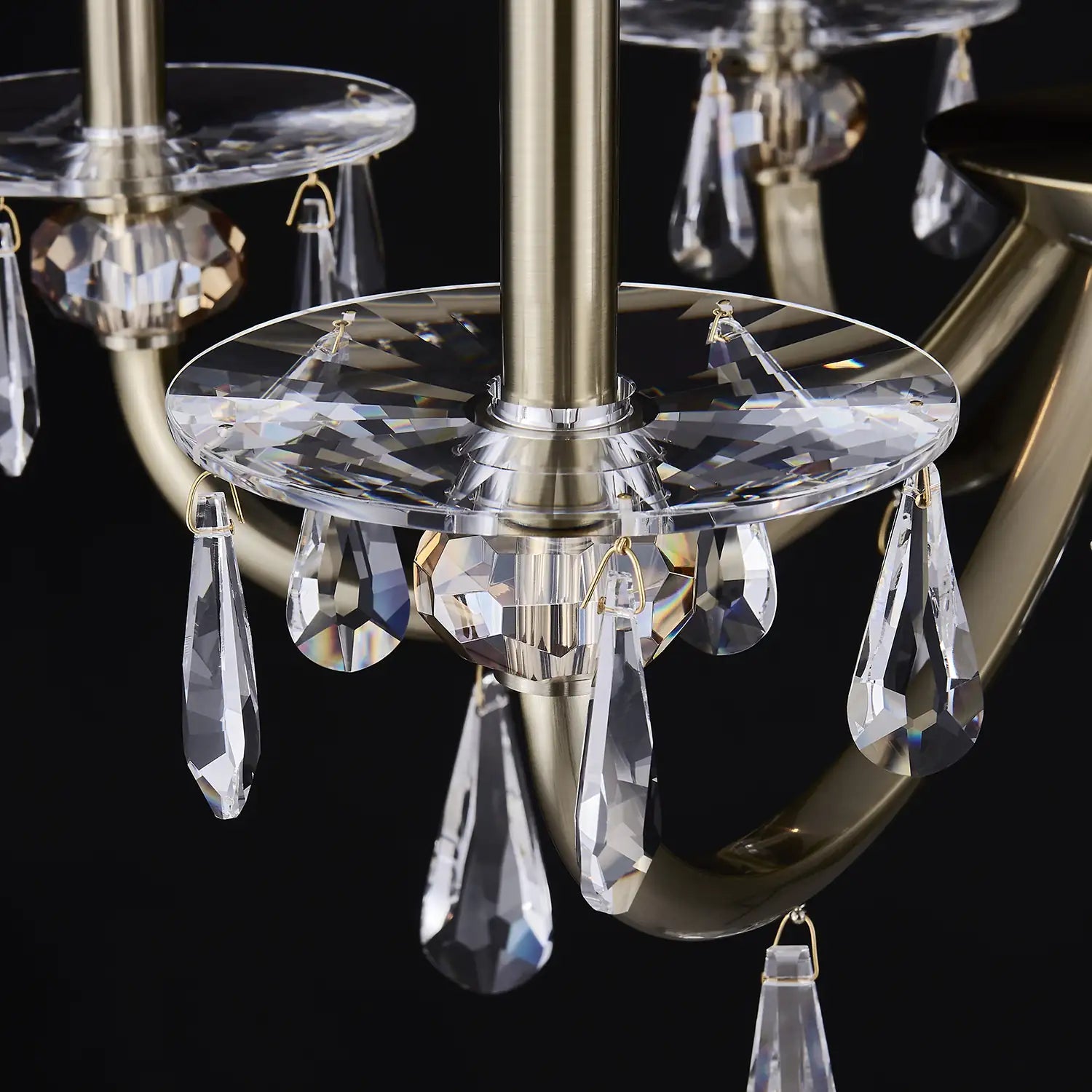 ALLEGRI, PASSO CHAM GLD CHANDELIER, PENDANT LIGHT