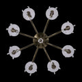 ALLEGRI, PASSO CHAM GLD CHANDELIER, PENDANT LIGHT
