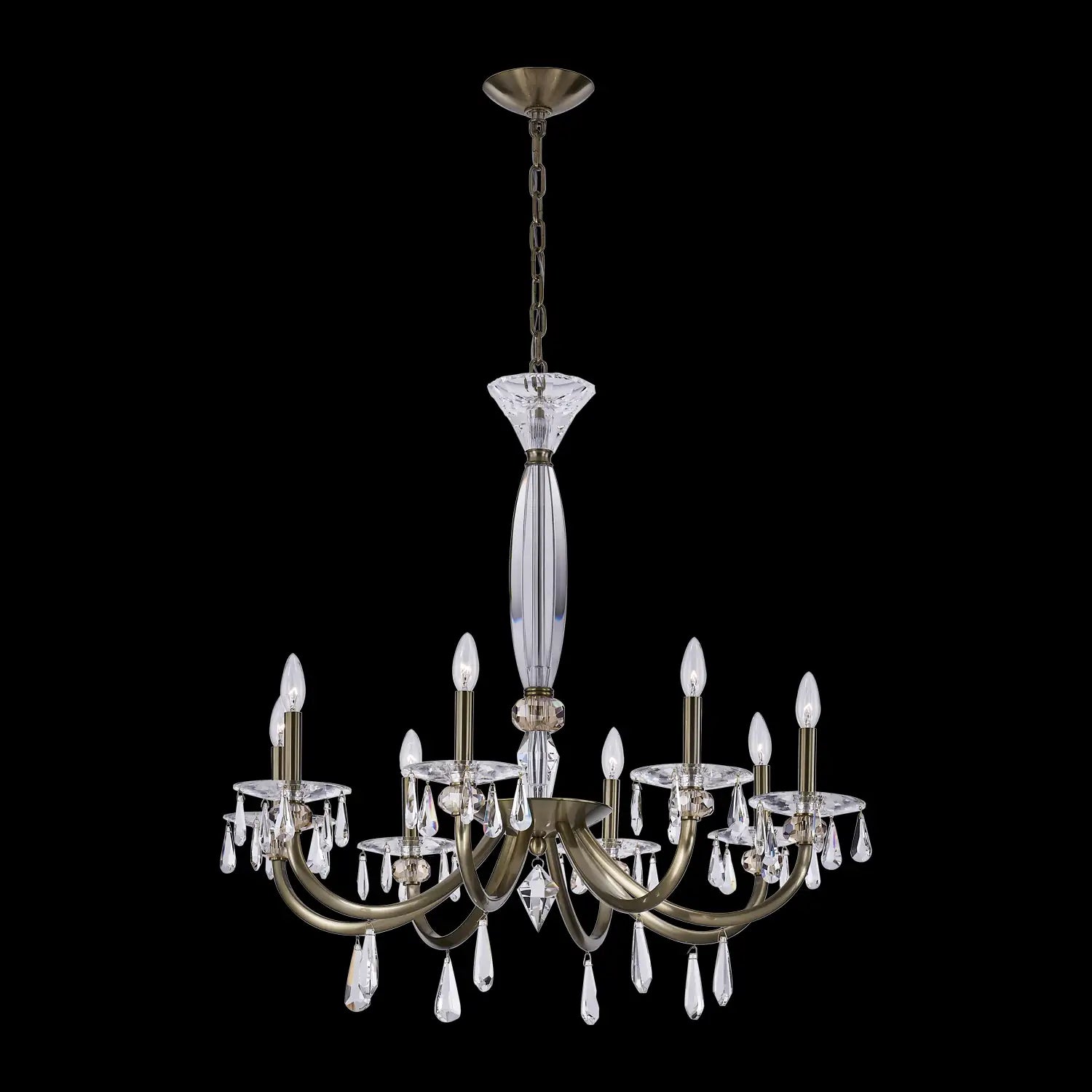 ALLEGRI, PASSO CHAM GLD CHANDELIER, PENDANT LIGHT