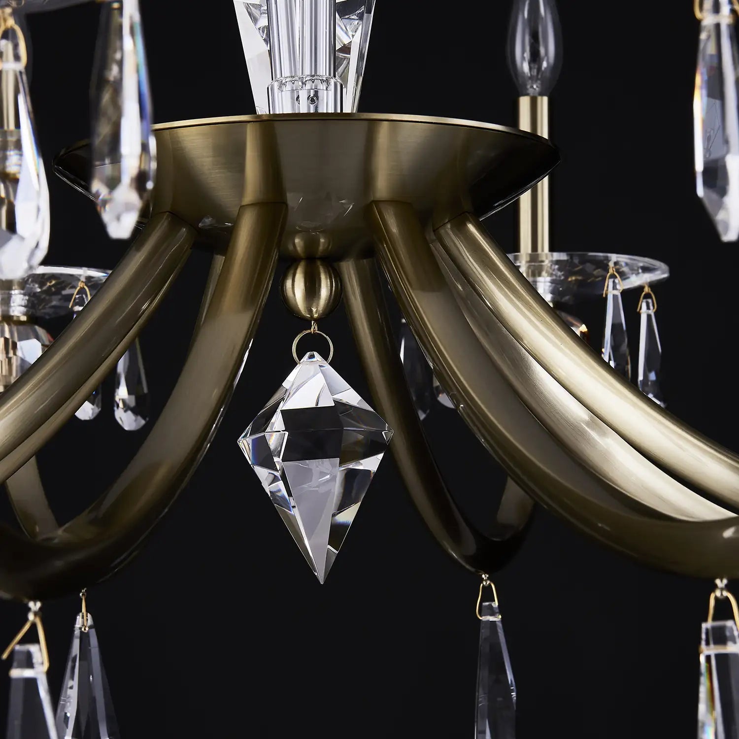 ALLEGRI, PASSO CHAM GLD CHANDELIER, PENDANT LIGHT