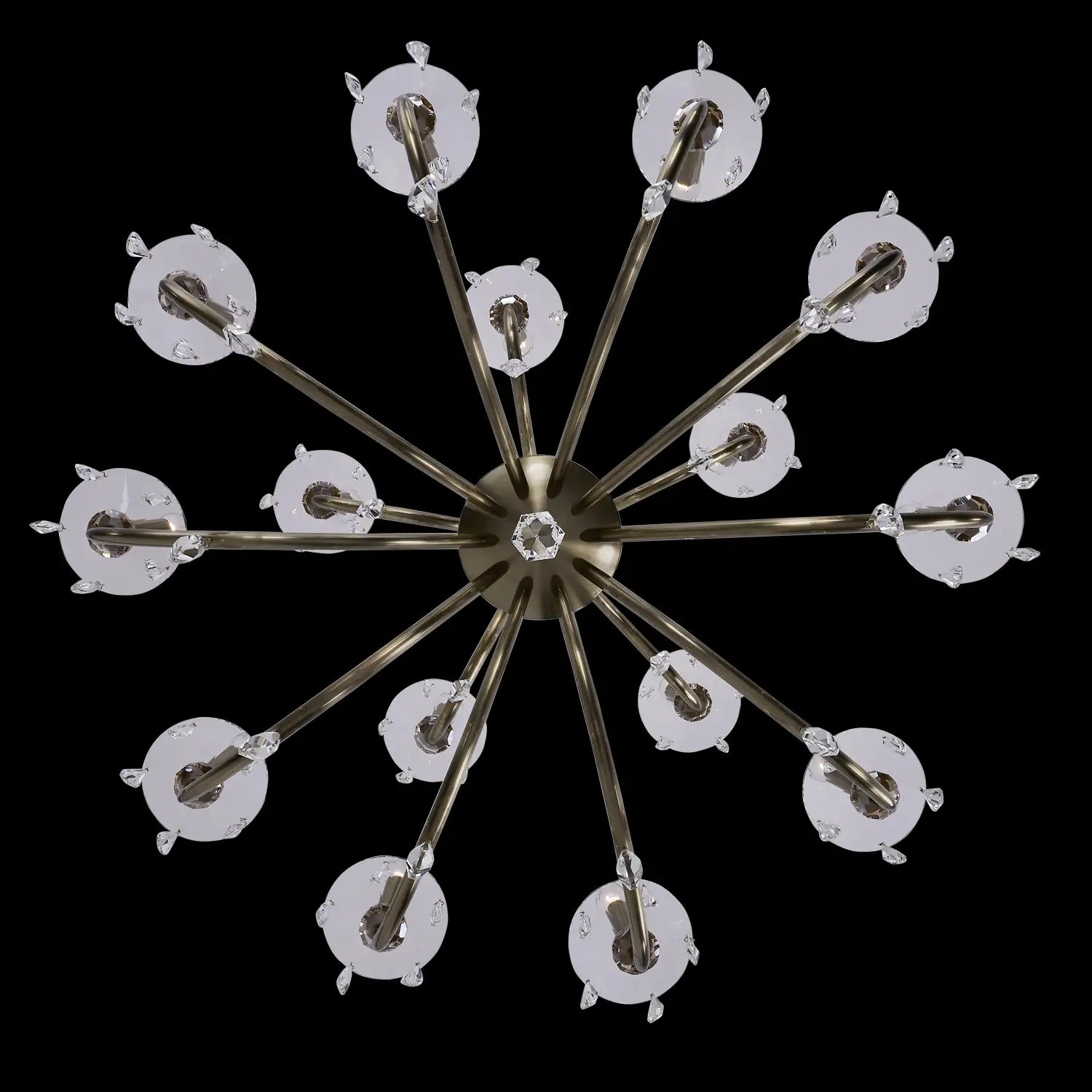 ALLEGRI, PASSO CHAM GLD CHANDELIER, PENDANT LIGHT