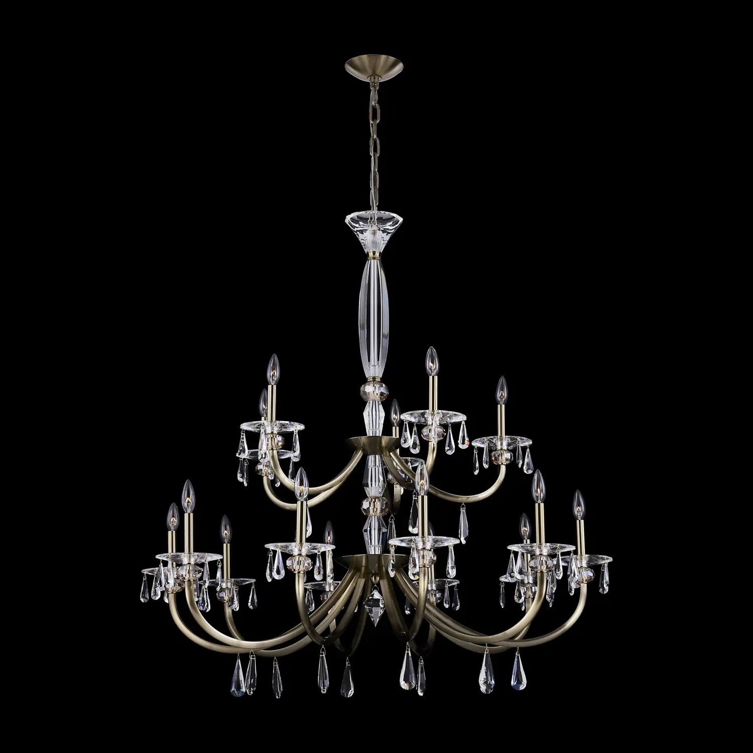 ALLEGRI, PASSO CHAM GLD CHANDELIER, PENDANT LIGHT