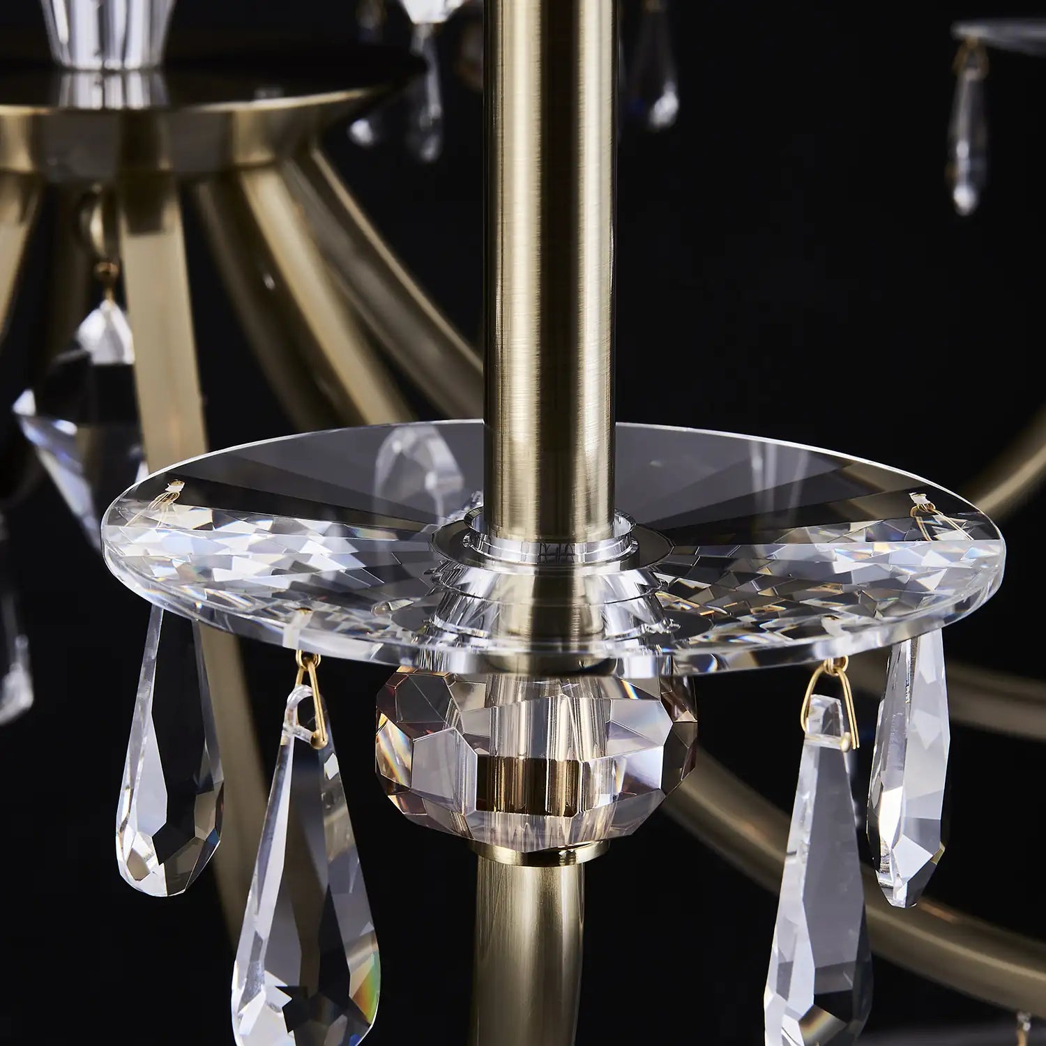 ALLEGRI, PASSO CHAM GLD CHANDELIER, PENDANT LIGHT