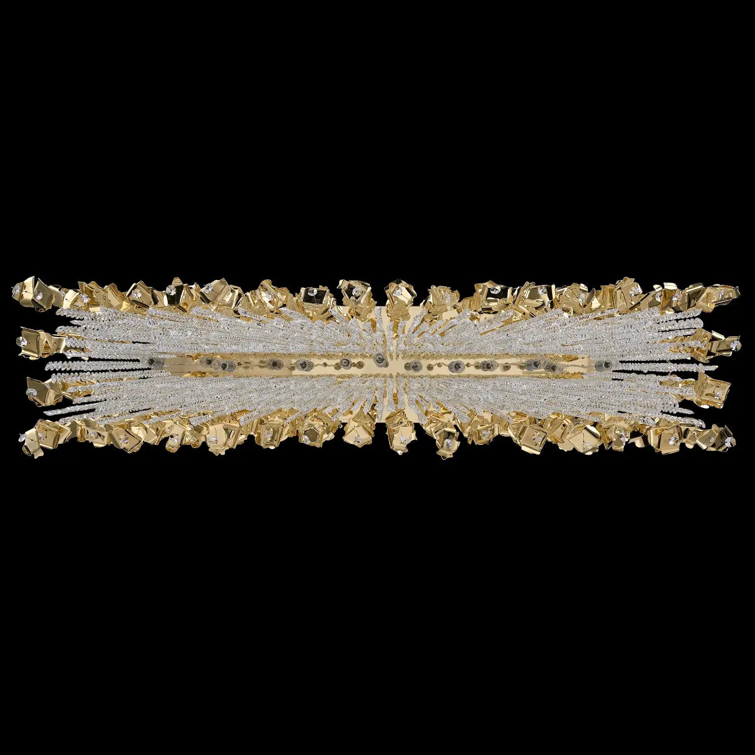 ALLEGRI, FLOATING LEAVES CUSTOM FLUSH, SEMI FLUSH MOUNT LIGHT