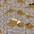 ALLEGRI, FLOATING LEAVES CUSTOM FLUSH, SEMI FLUSH MOUNT LIGHT
