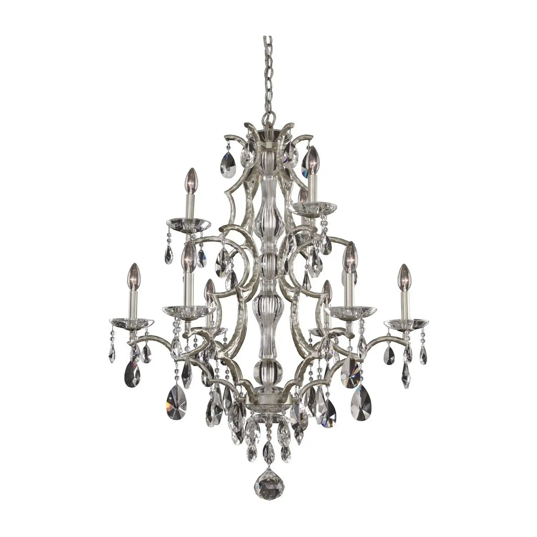 ALLEGRI, SHORECREST TIERED CHANDELIER, CHANDELIER LIGHT