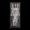 ALLEGRI, GLACIER ESTERNO FLUOROCARBON OUTDOOR WALL SCONCE, OUTDOOR WALL LIGHTS
