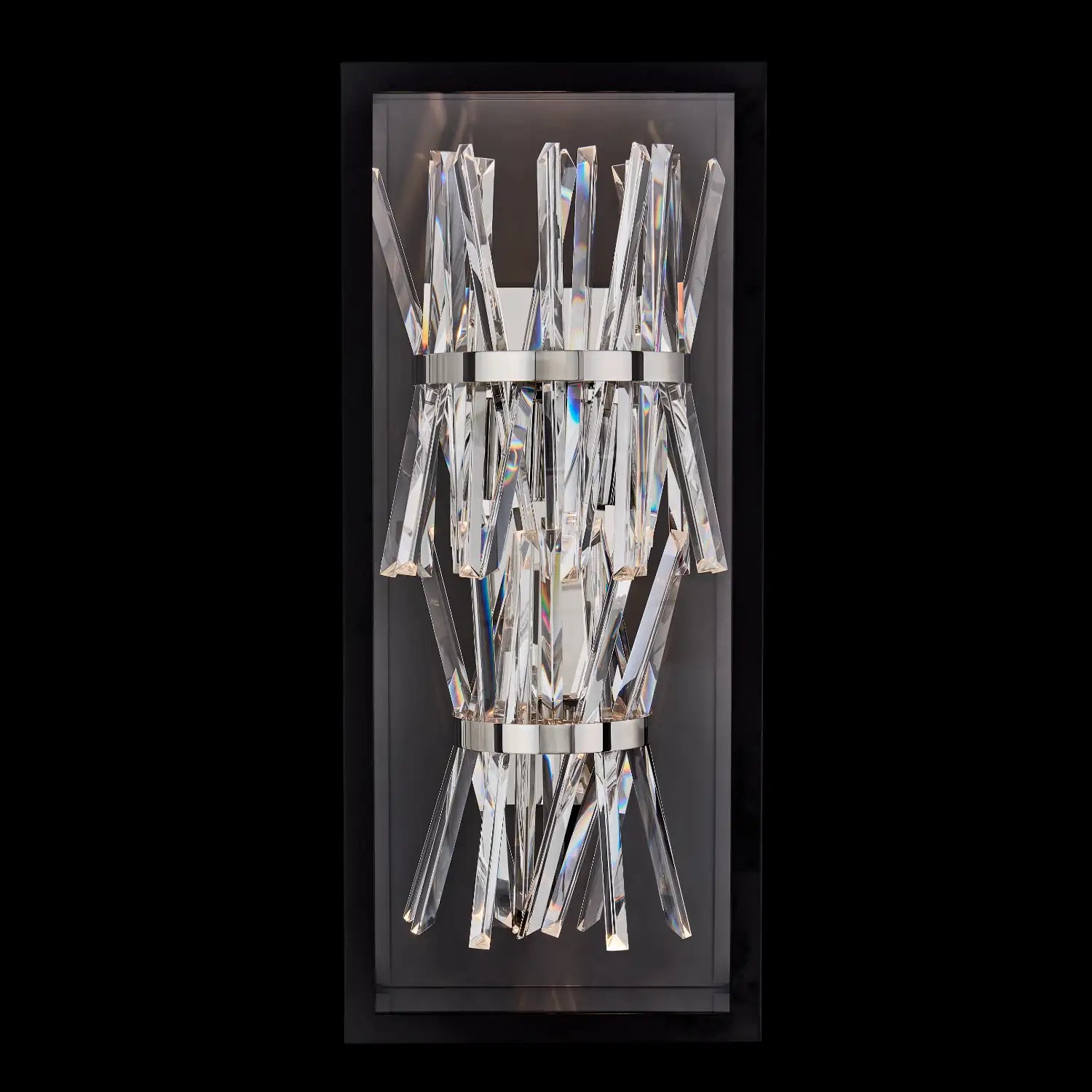 ALLEGRI, GLACIER ESTERNO FLUOROCARBON OUTDOOR WALL SCONCE, OUTDOOR WALL LIGHTS