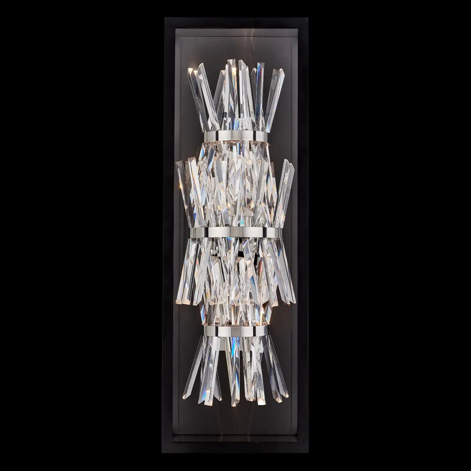 ALLEGRI, GLACIER ESTERNO FLUOROCARBON OUTDOOR WALL SCONCE, OUTDOOR WALL LIGHTS