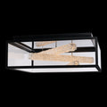 ALLEGRI, LINA OUTDOOR LED STICKS FLUSH MOUNT, OUTDOOR CEILING LIGHT