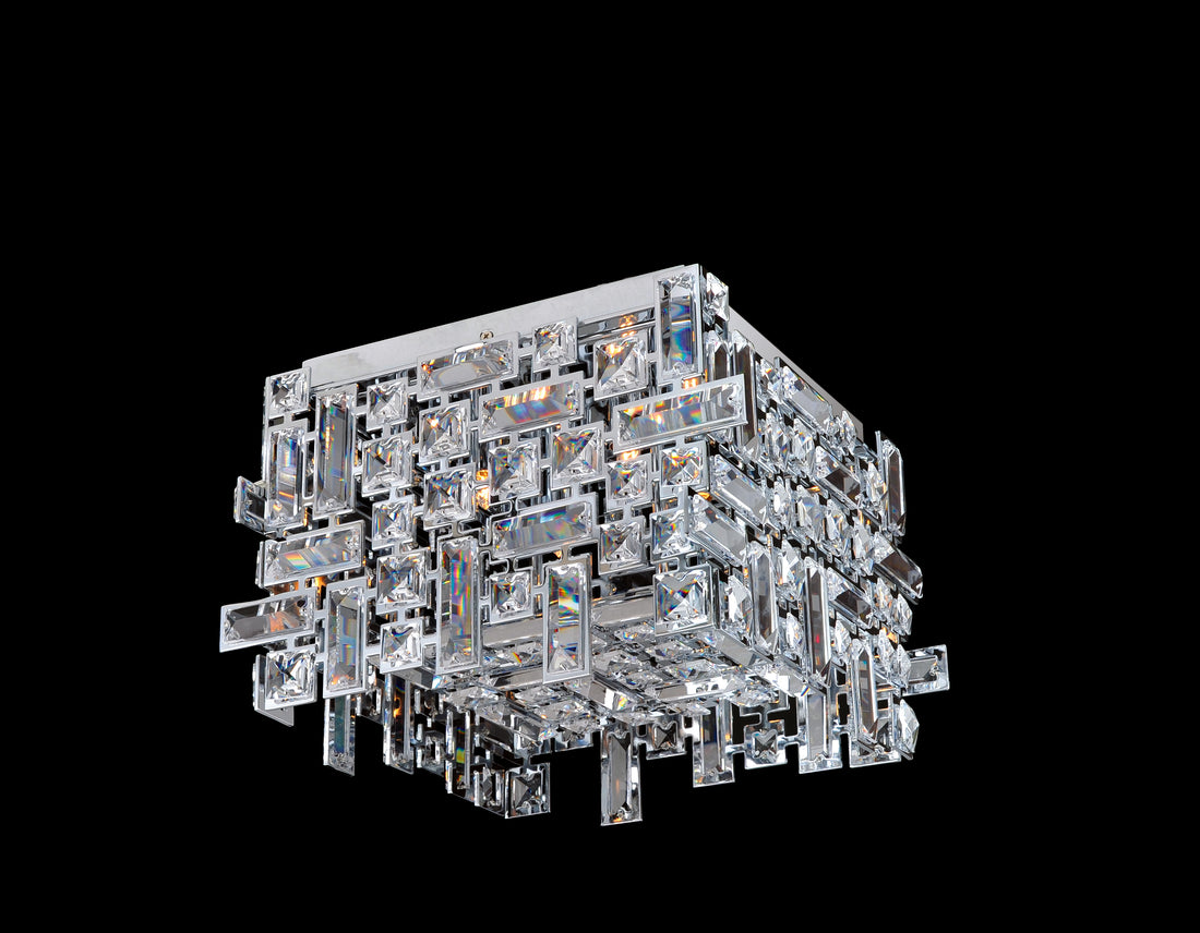 ALLEGRI, VERMEER SQUARE FLUSH MOUNT, FLUSH MOUNT CEILING LIGHTS