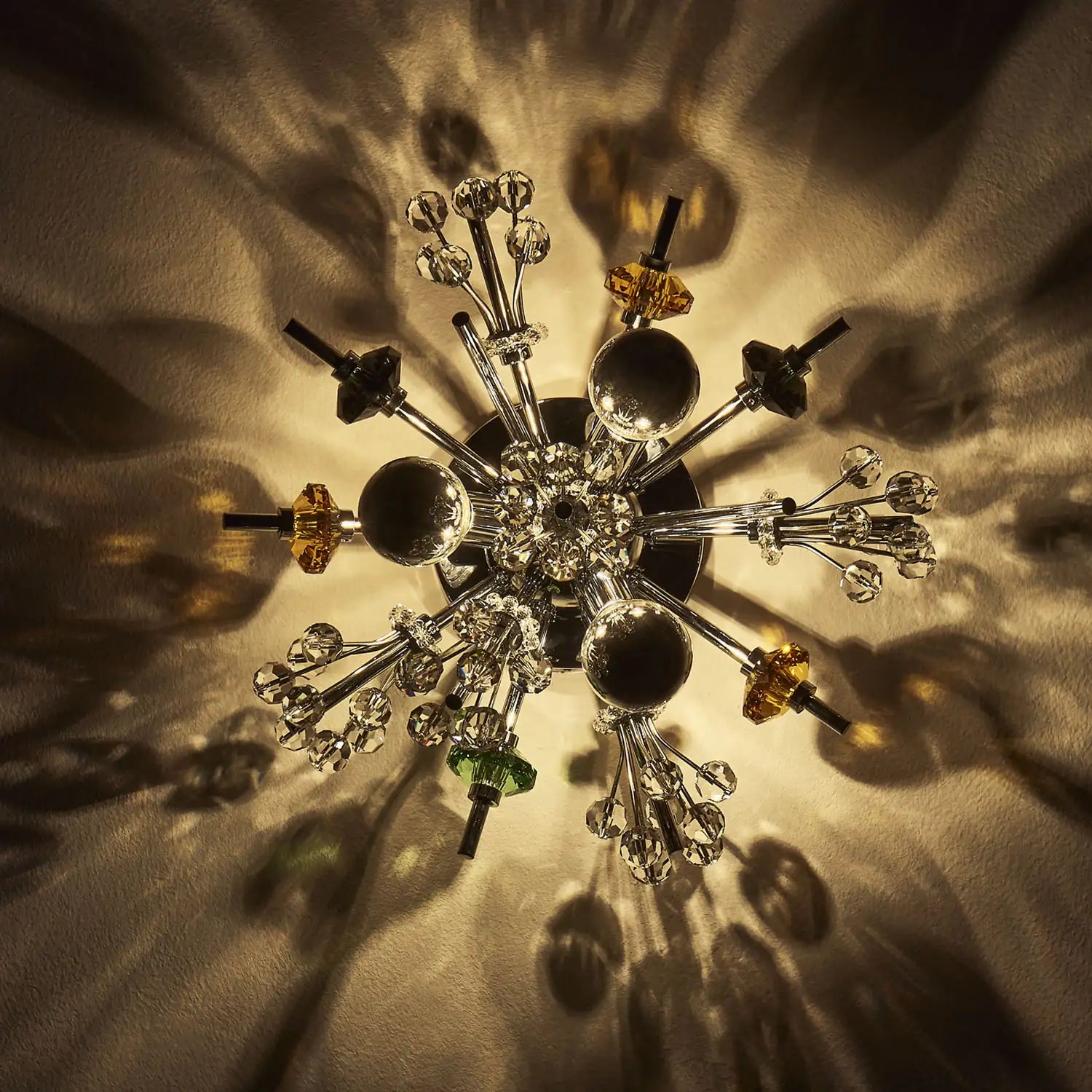 ALLEGRI, CONSTELLATION COLORATA WALL-FLUSH, WALL SCONCES