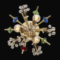 ALLEGRI, CONSTELLATION COLORATA WALL-FLUSH, WALL SCONCES