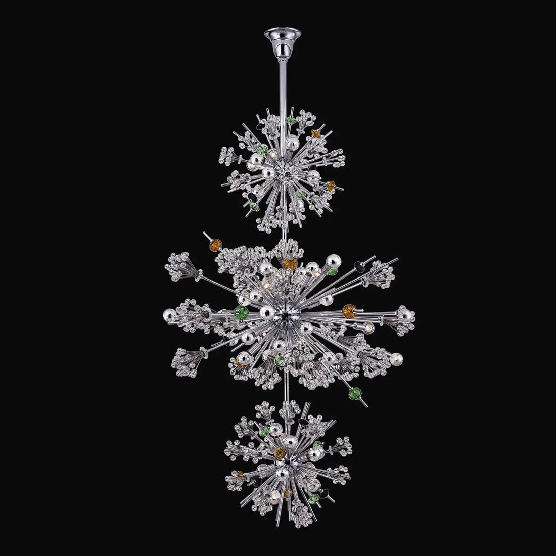 ALLEGRI, CONSTELLATION COLORATA 3TIER FOYER, PENDANT LIGHT
