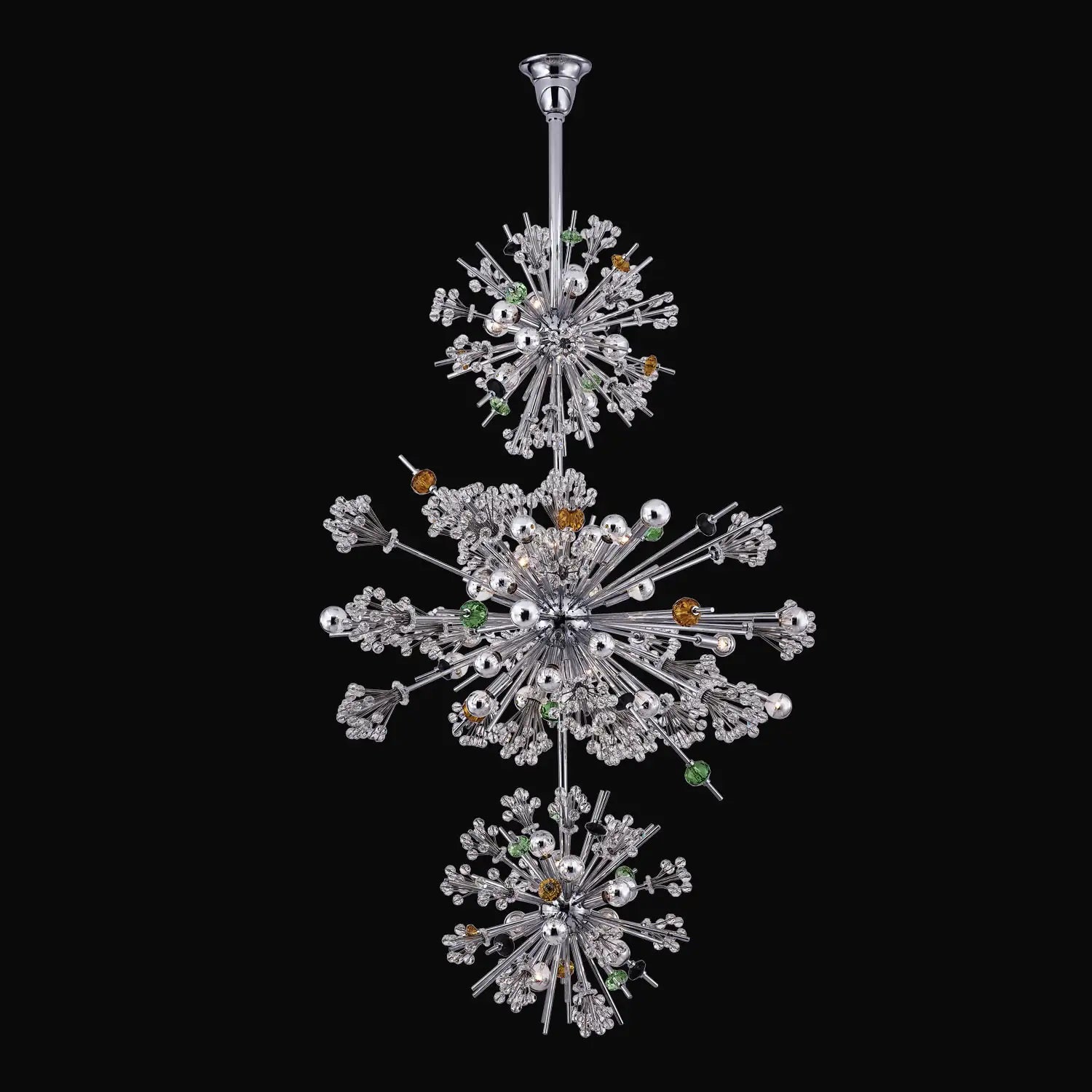 ALLEGRI, CONSTELLATION COLORATA 3TIER FOYER, PENDANT LIGHT