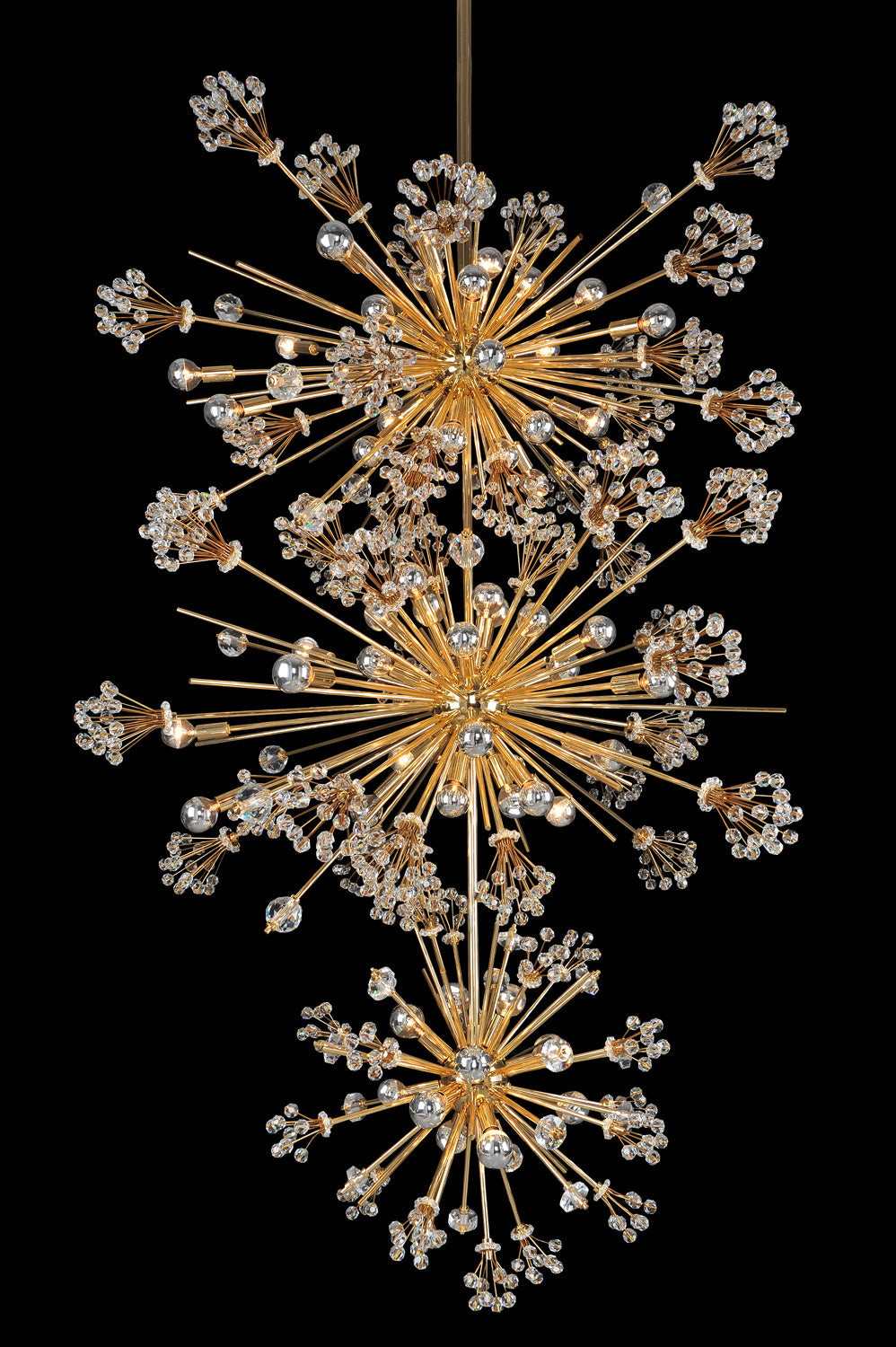 ALLEGRI, CONSTELLATION 3 TIER PENDANT, PENDANT LIGHT