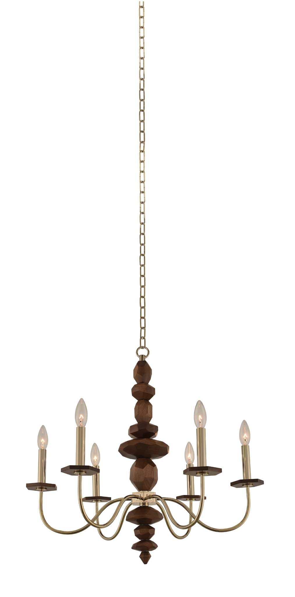 KALCO, LASSEN CHANDELIER, CHANDELIER LIGHT
