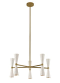 KALCO, MILO 5 ARM CHANDELIER, CHANDELIER LIGHT