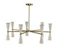 KALCO, MILO 7 ARM CHANDELIER, CHANDELIER LIGHT