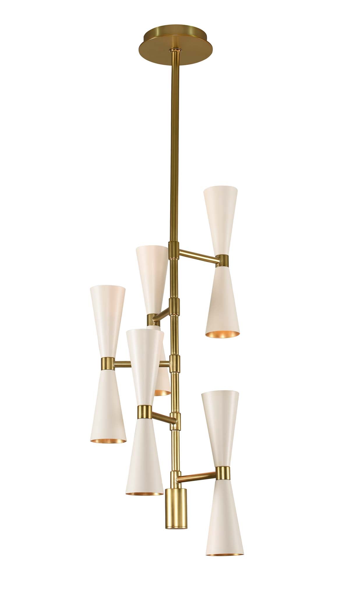 KALCO, MILO FOYER CHANDELIER, PENDANT LIGHT