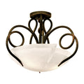 KALCO, TRIBECCA SEMI-FLUSH MOUNT, SEMI FLUSH MOUNT LIGHT