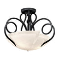 KALCO, TRIBECCA SEMI-FLUSH MOUNT, SEMI FLUSH MOUNT LIGHT