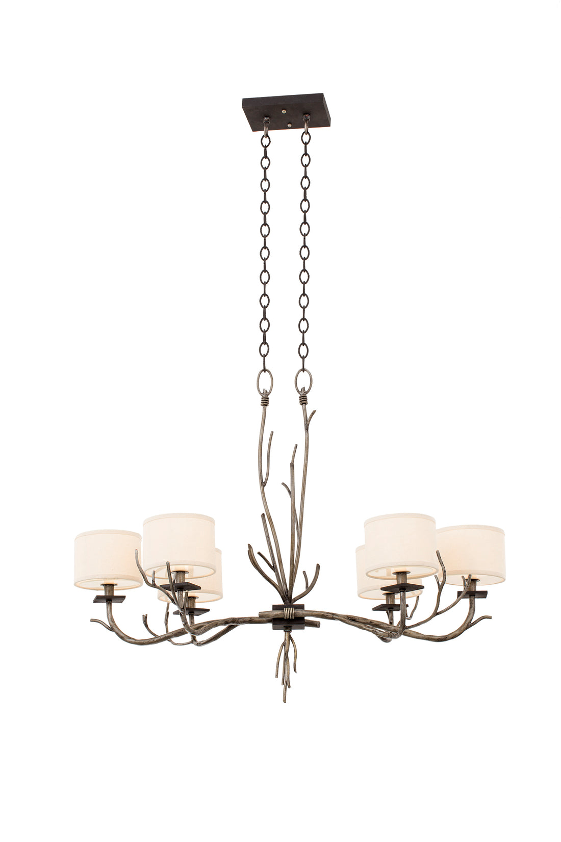 KALCO, DENALI OVAL CHANDELIER, CHANDELIER LIGHT