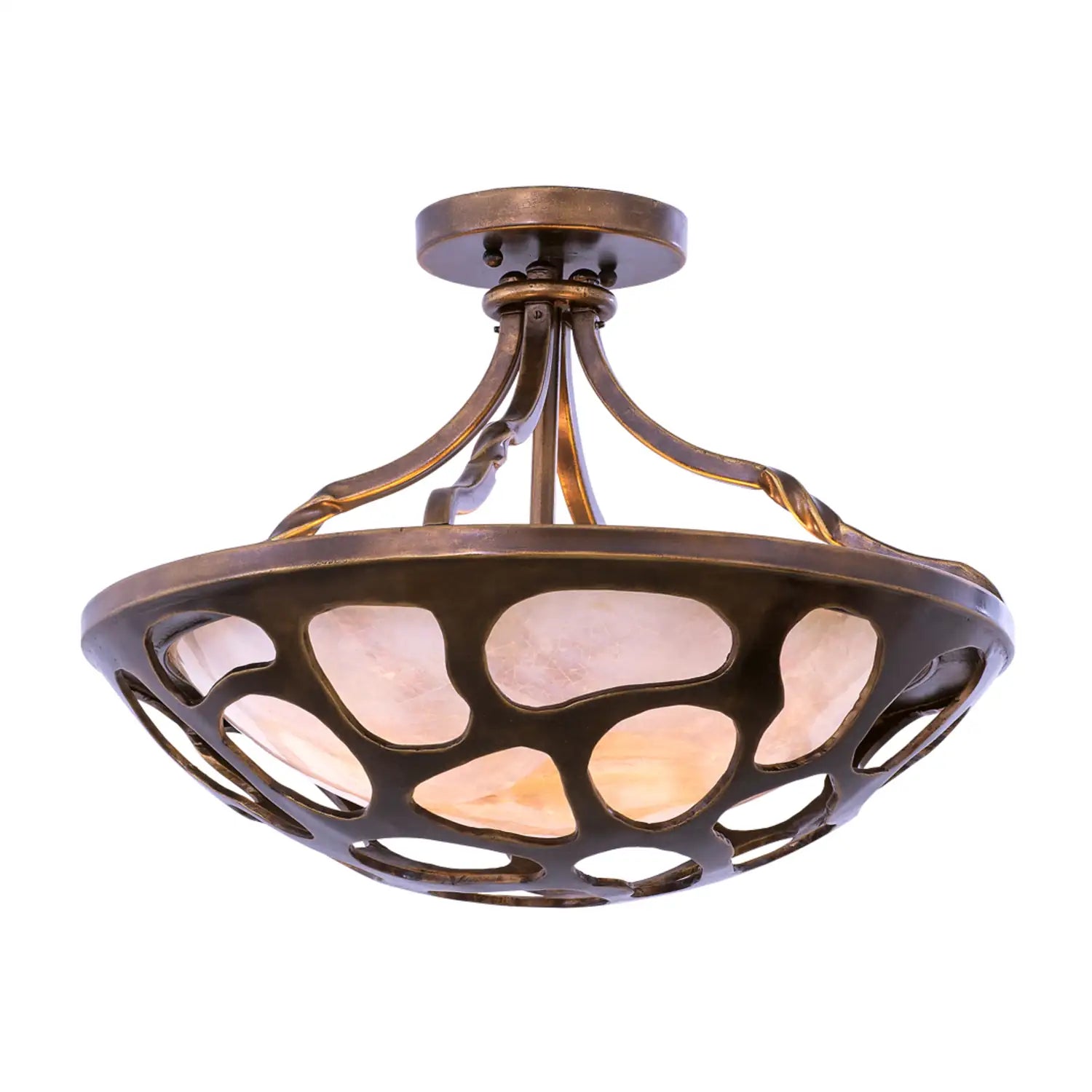 KALCO, GRAMERCY SEMI-FLUSH MOUNT, SEMI FLUSH MOUNT LIGHT
