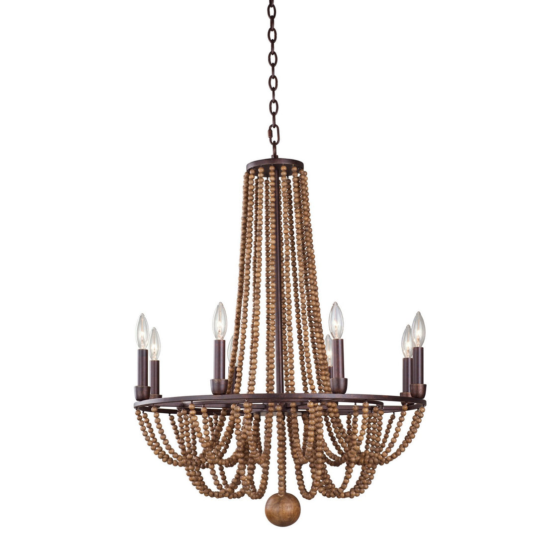 KALCO, BEECHWOOD CHANDELIER, CHANDELIER LIGHT