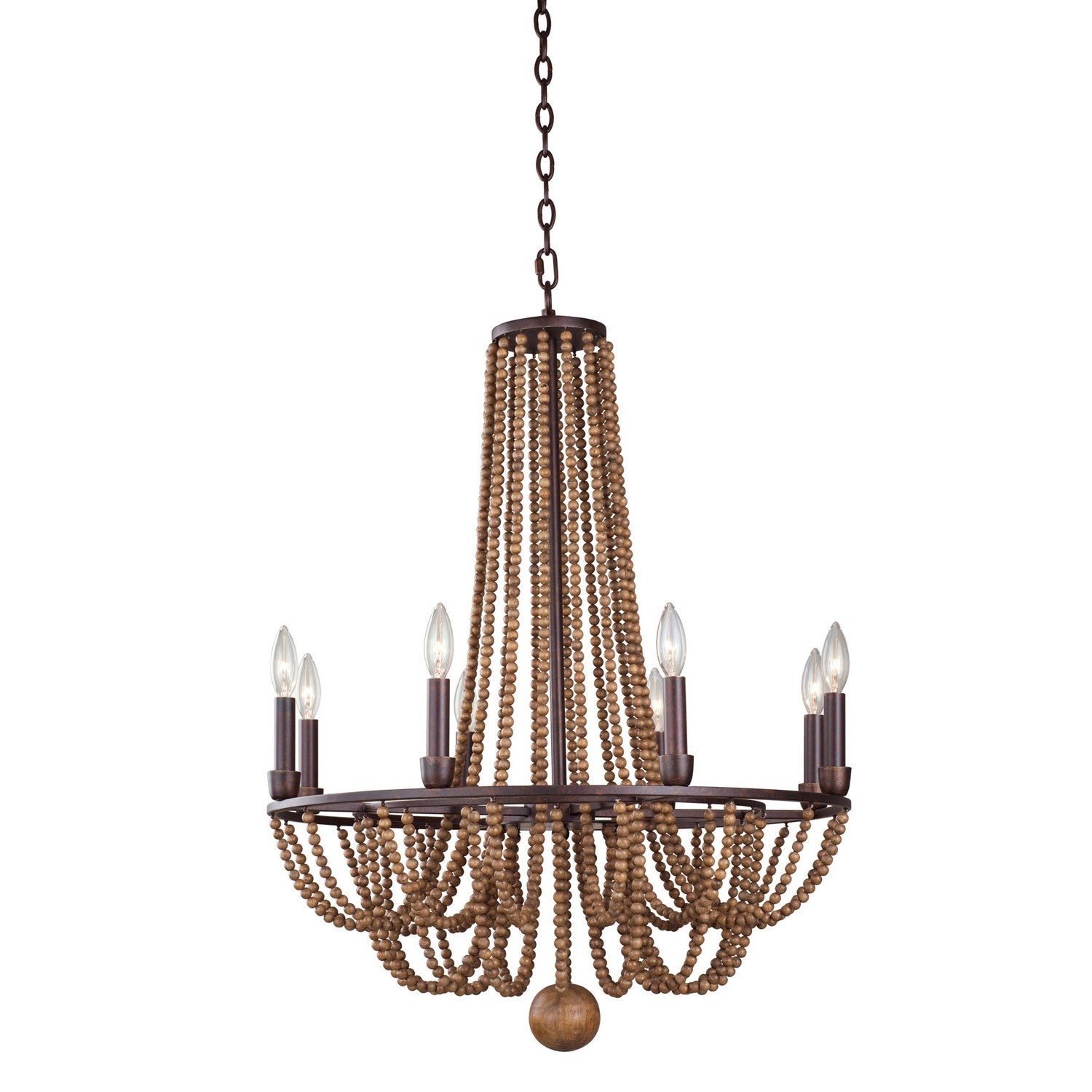 KALCO, BEECHWOOD CHANDELIER, CHANDELIER LIGHT