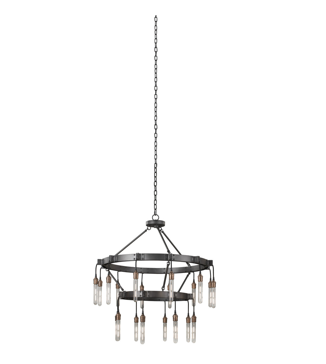 KALCO, STUYVESANT 8+ 2 TIER CHANDELIER, CHANDELIER LIGHT